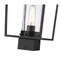 Z-Lite Sheridan 1 Light Outdoor Post Mount Fixture, Black And Seedy 594PHMS-BK - alternate 3